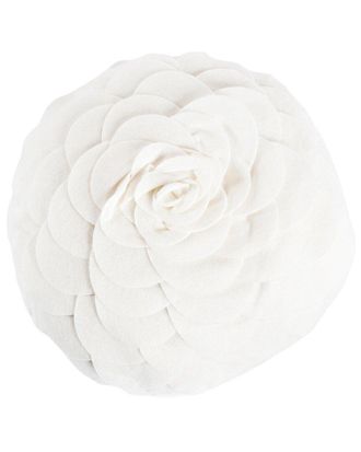 Saro Lifestyle Flower Pillow