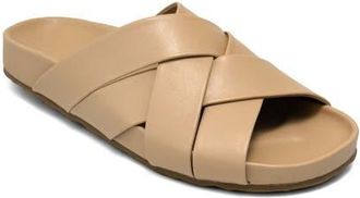 Aerosoles Lecco Woven Slide Sandal in Beige Bisque Fx Nappa at Nordstrom, Size 9.5