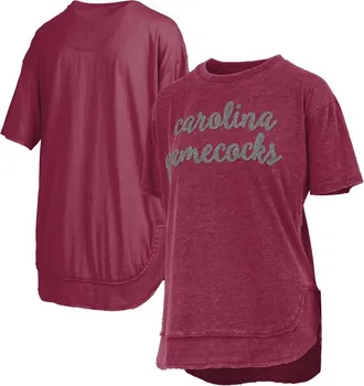 Pressbox Womens Pressbox Garnet South Carolina Gamecocks Poncho T-Shirt at Nordstrom, Size Small