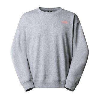 The North Face Fitness, Heren, Grijs, L, Katoen, Felpa Girocollo