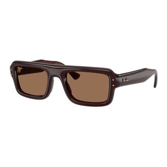 Ray-Ban Pilot Full Circle - Heren - Zonnebrillen - Bruin - 52 MM - Accessoires