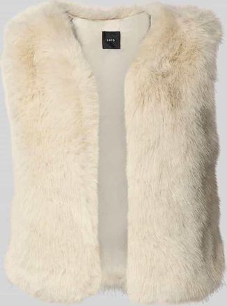 Zero Weste aus Kunstfell in Sand, Gr&ouml;&szlig;e L