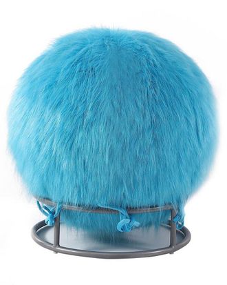 J&V Textiles 65in Posture Fuzzy Exercise Yoga Ball Chair Set