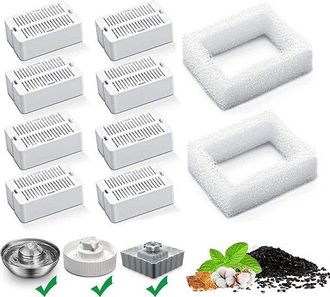 OEM 8 Elementos Filtrantes De Pet Para Dispensador, Compatibles Con M&uacute;ltiples Filtros De Carb&oacute;n Activado