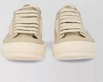 Rick Owens archive low top panel sneaker rubber sole