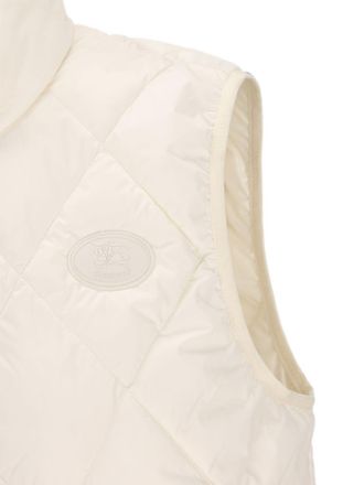 Burberry Quilted Down Vest - Cream