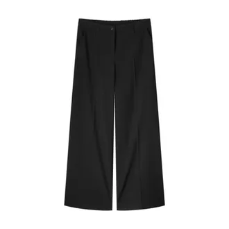 Summum Verona Broek Viscose Blend Stretch - Dames - Broeken - Zwart - Maat: L Viscose
