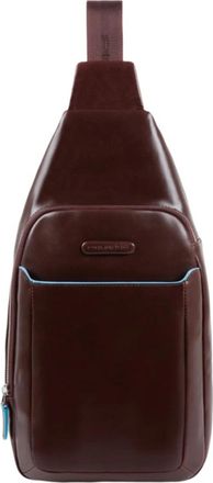 Piquadro Bruine leren rugzak - Heren - Schoudertassen - Bruin - ONE Size - Leer - Tassen
