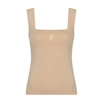 Ibana Kara Top - Dames - Tops - Beige - Maat: L