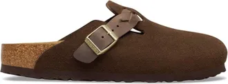 Birkenstock Carafe Boston Braided Suede Leather Clogs