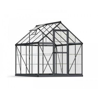Palram Greenhouse Harmony 6X8 - Polycarbonate - L247 x W185 x H208 - Grey