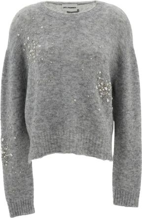 Des_Phemmes Pullover Girocollo - - Knitwear - Donna - Grigio - M