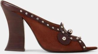 Lanvin Eclipse Arch Heeled Mule in Brown at Nordstrom, Size 38.5