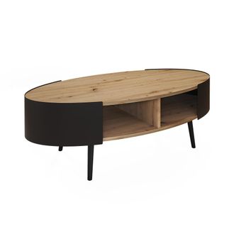 Vicco Mesa De Centro Lofta, Negro, 120 X 60 Cm, Vicco