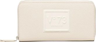 V&deg; 73 logo-embossed wallet - women - Polyurethane - One Size - Neutrals