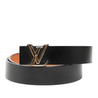 Louis Vuitton Pre-owned Belts, female, Black, Size: ONE SIZE Pre-owned Leather Belt