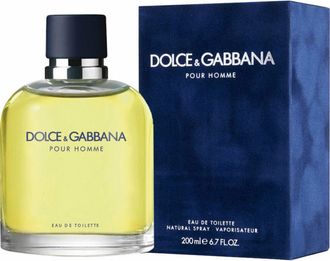Dolce & Gabbana Mens Pour Homme 200ml EDT Spray - One Size