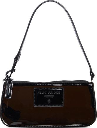 Kurt Geiger Highgate Vinyl Wristlet in Black at Nordstrom Rack