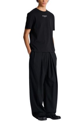 Balmain Embroidered Balmain Paris T-shirt in Black at Nordstrom, Size Xxx-Large Eu