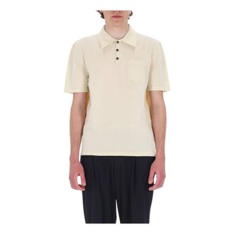 A.P.C. Polo Shirts, male, Beige, Size: L Colin Polo