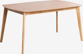 Sklum Sklum - Mesa De Comedor Rectangular En Madera (150x90 Cm) Elba