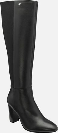 Ravel Womens Bywell Womens Heeled Knee High Boots - Black - Size: 4