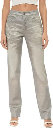 Diesel Grey Slim Mid Rise Jeans