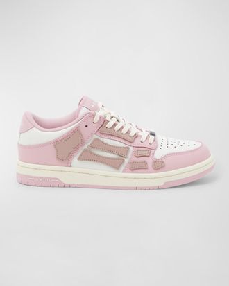 Amiri Skel Bicolor Low-Top Sneakers