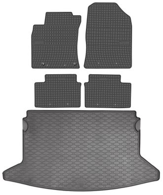 OEM Juego De Alfombrillas De Goma Para Coche Y Alfombrilla Para Maletero Para Kia Ceed Iii Hatchback (2018)