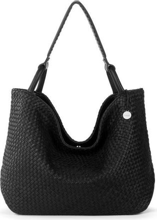 The Sak Los Feliz Large Tote Leather Bag in Woven Black at Nordstrom