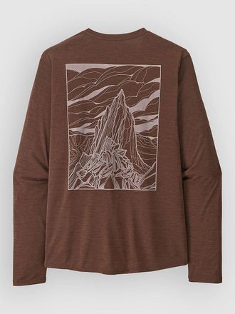 Patagonia Cap Cool Daily - Cloud Crag Longsleeve Lycra bruin
