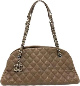 Chanel Pre-owned Shoulder Bags, female, Brown, Size: ONE SIZE Pre-owned Leather chanel-bags