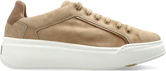 Max Mara Su&egrave;de Sneakers - Dames - Sneakers - Beige - 36 EU - Su&egrave;de - Schoenen