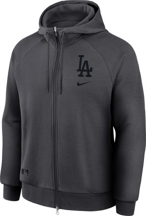 Nike Los Angeles Dodgers Authentic Collection Nike Mens Dri-Fit MLB Full-Zip Hoodie in Grey | 03B300OTLD-29Q