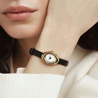 Mockberg Uhren - Belle Oval Petite Uhr - Gr. unisize - in Gold - f&uuml;r Damen