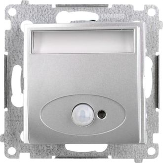 OEM Luminaria Led Simon 54 De 230 V Con Sensor De Movimiento, Plata Mate 3100 K Dosc.01/43