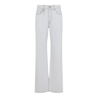 Carven Pantaloni con portachiavi a 5 tasche - - Jeans - Donna - Grigio - 2XS