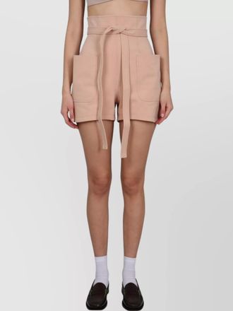 Alberta Ferretti high-rise tailored shorts