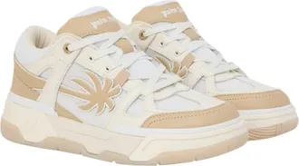 Palm Angels Beige Palm Skate Textured Chunky Sneakers