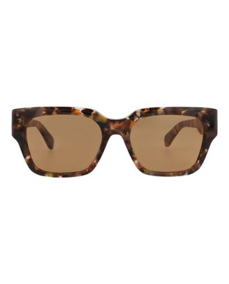 Chlo&eacute; Square-Frame Recycled Acetate Sunglasses