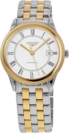 Longines Flagship Automatic White Roman Dial Two ToneWomens Watch