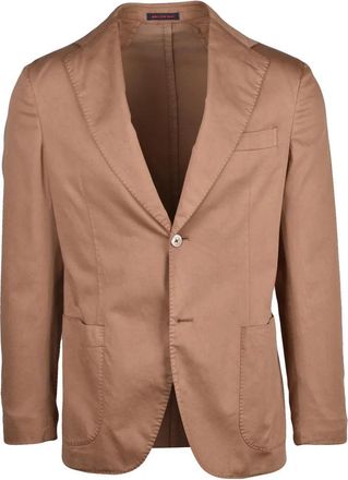 The Gigi Rounded Jacket Cotton Stretch - Brown