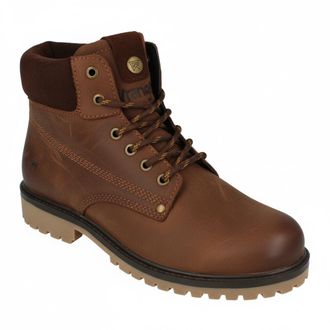 Wrangler Winterstiefel WRANGLER ARCH FUR MEN HIGH, Herren, Gr. 40, coffee bean, Leder, Schuhe Winterstiefel, gef&uuml;ttert