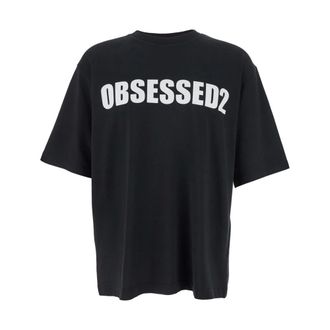 Dsquared2 Hombre, Camisetas, Negro, Talla: 2XL