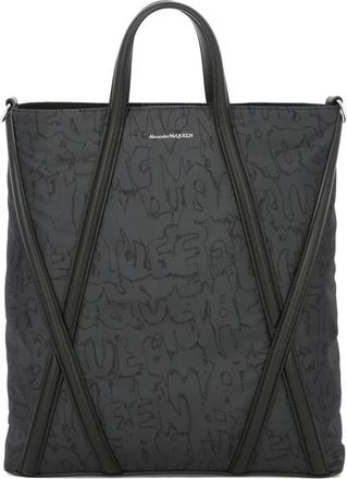 Alexander McQueen Heren, Tassen, Zwart, Maat: ONE Size Poliester