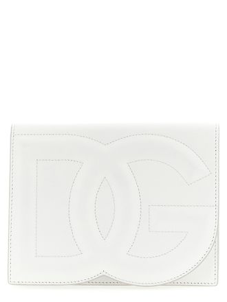 Dolce & Gabbana Womens Logo Crossbody Bag