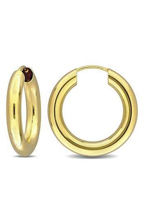 Delmar 14K Gold 17.7mm Hoop Earrings at Nordstrom Rack