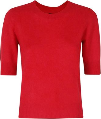 Birgitte Herskind Therese Knit - Dames - Ronde hals truien - Rood - XS - Wol - Truien & Vesten