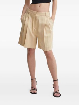 HUGO BOSS pleated shorts - Neutrals