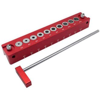OEM Gu&iacute;a De Perforaci&oacute;n Para Carpinter&iacute;a, Accesorios Para Bloques De Perforaci&oacute;n De 3/4/5/6/7/8/9/10/11/12 Mm, Plantilla De Posicionamiento Profesional, G